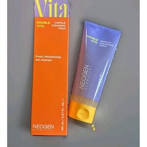 NEOGEN Dermalogy Double Vita Capsule Cleansing Foam 5.07 fl oz / 150mL Exp 04/28